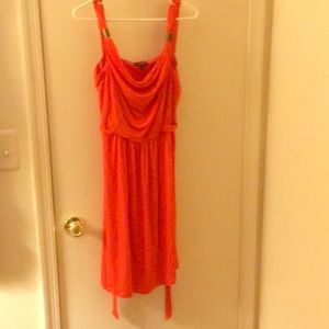 Orange sun dress Apt 9